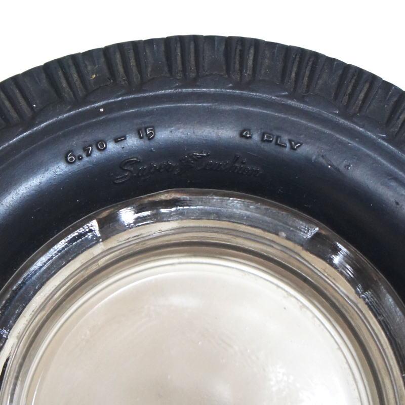 【送料無料】GOOD YEAR タイヤ型灰皿 U.S.A 米国 1950s グッドイヤーバイアス 6.70-15 スーパークッション ビンテージ ガレージ 自動車 雑貨 |  | 03