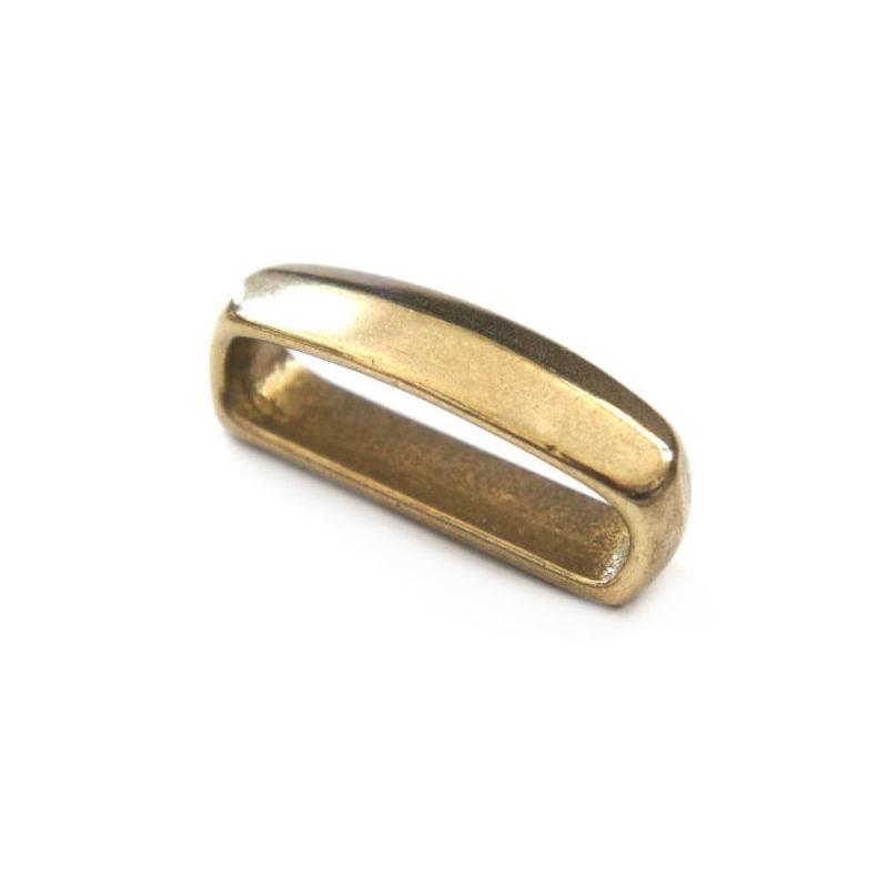 ベルトループ 45mm 幅用 真鍮無垢ブラス製 サルカン ベルトエンドの押さえに |  | 03