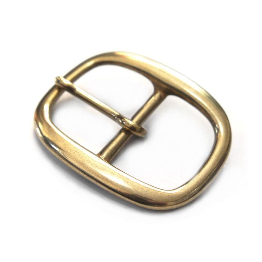 オーバル型バックル 38mm 真鍮ブラス製 楕円形 1950s ビンテージ オールドスタイル カスタム ベルト |  | 02