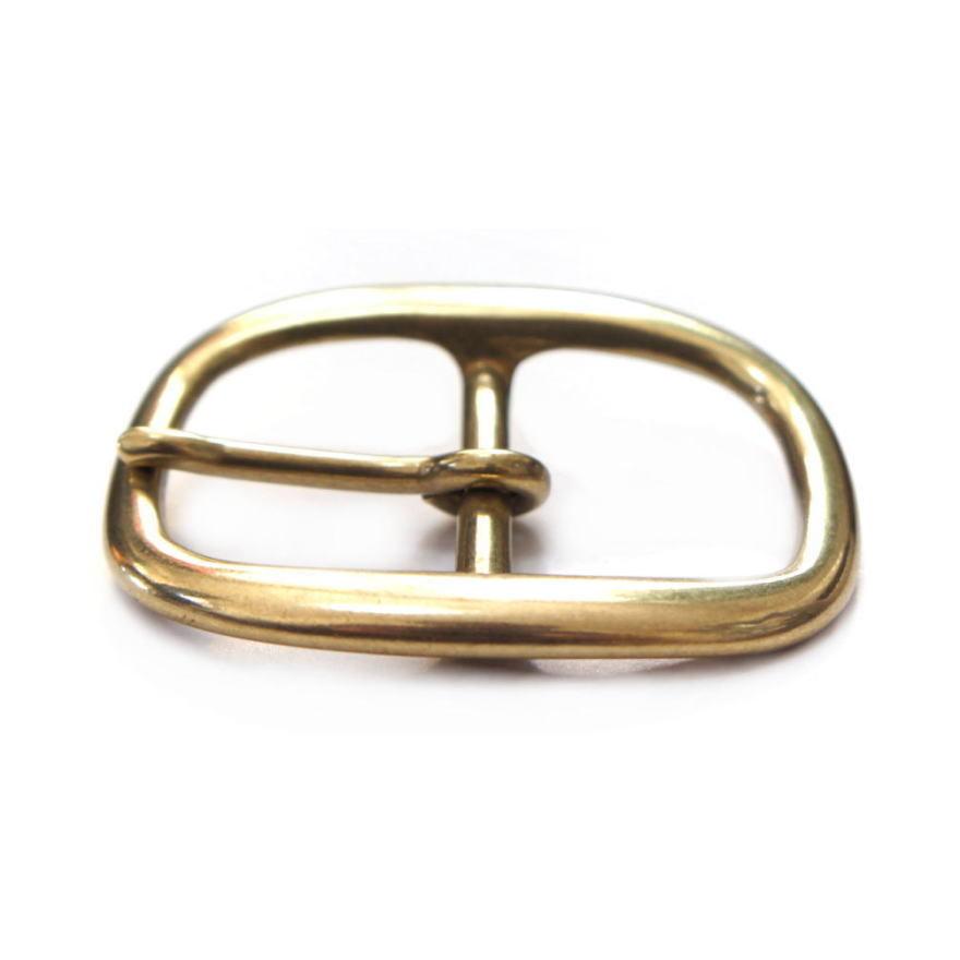 オーバル型バックル 38mm 真鍮ブラス製 楕円形 1950s ビンテージ オールドスタイル カスタム ベルト |  | 03