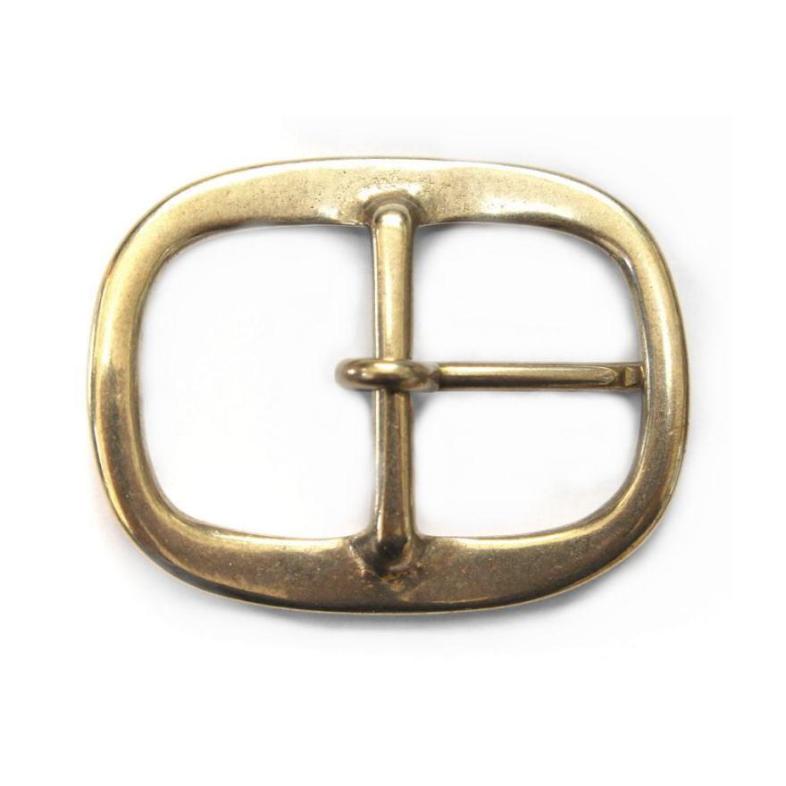 オーバル型バックル 38mm 真鍮ブラス製 楕円形 1950s ビンテージ オールドスタイル カスタム ベルト |  | 05