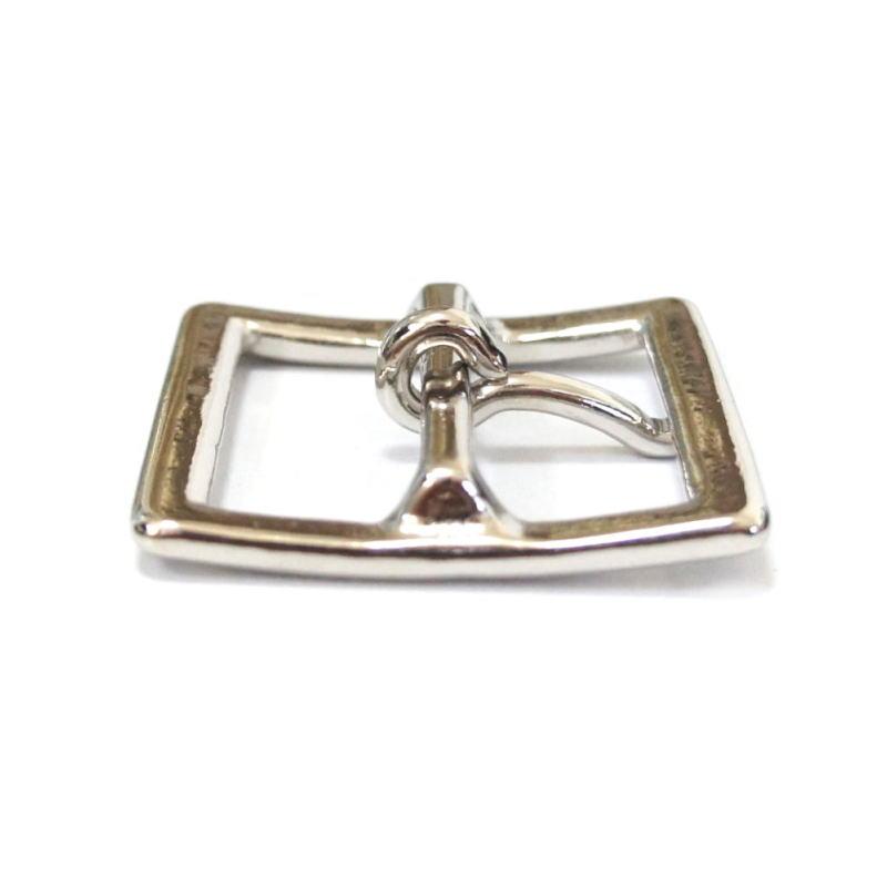 スクエア型バックル 38mm幅 ニッケルメッキ仕上 真鍮ブラス製 正方形 / 1950s ビンテージ ギャリソンスタイル レザークラフト |  | 06