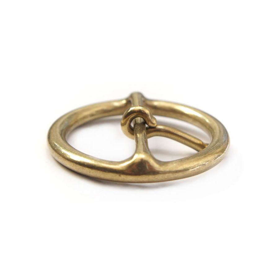 円形丸型バックル 42mm幅 真鍮ブラス製 1970s ビンテージ オールド スタイル カスタム ベルト |  | 04