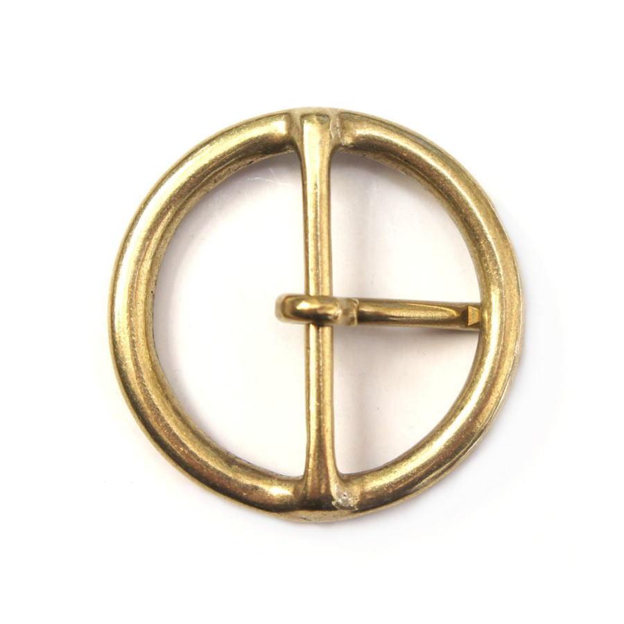 円形丸型バックル 42mm幅 真鍮ブラス製 1970s ビンテージ オールド スタイル カスタム ベルト |  | 05