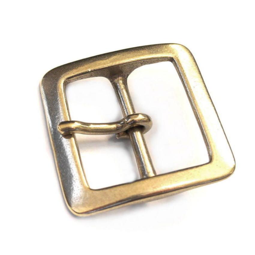 正方形 スクエア型 バックル 40mm幅 真鍮ブラス製 四角形 1950s ビンテージ ギャリソンスタイル カスタム ベルト |  | 02