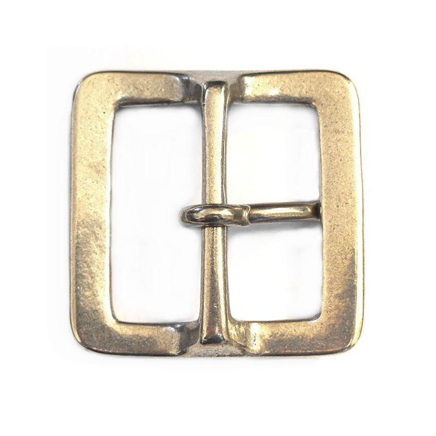 正方形 スクエア型 バックル 40mm幅 真鍮ブラス製 四角形 1950s ビンテージ ギャリソンスタイル カスタム ベルト |  | 05