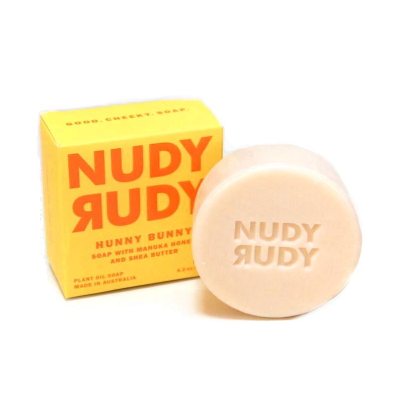 【送料無料】オーストラリア製 NUDY RUDY HUNNY BUNNY プラントオイルソープ 120g 植物油固形石鹸 単品1個 | 