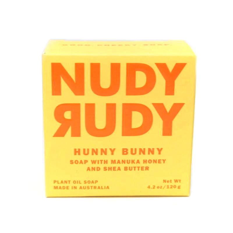 【送料無料】オーストラリア製 NUDY RUDY HUNNY BUNNY プラントオイルソープ 120g 植物油固形石鹸 単品1個 |  | 01