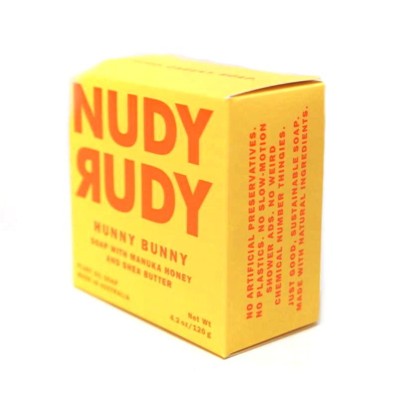 【送料無料】オーストラリア製 NUDY RUDY HUNNY BUNNY プラントオイルソープ 120g 植物油固形石鹸 単品1個 |  | 02