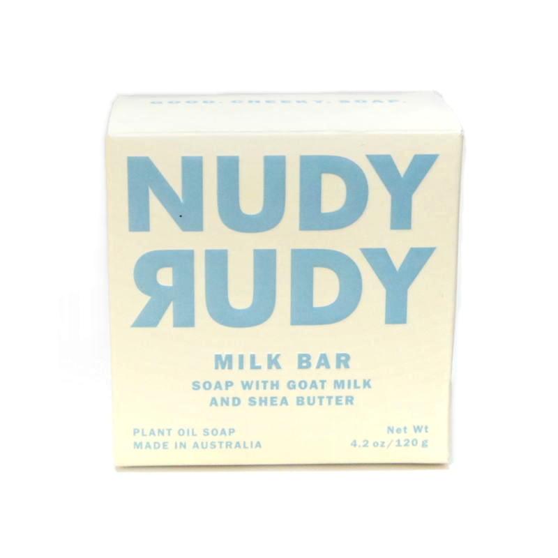 【送料無料】オーストラリア製 NUDY RUDY MILK BAR プラントオイルソープ 120g 植物油固形石鹸 単品1個 |  | 01