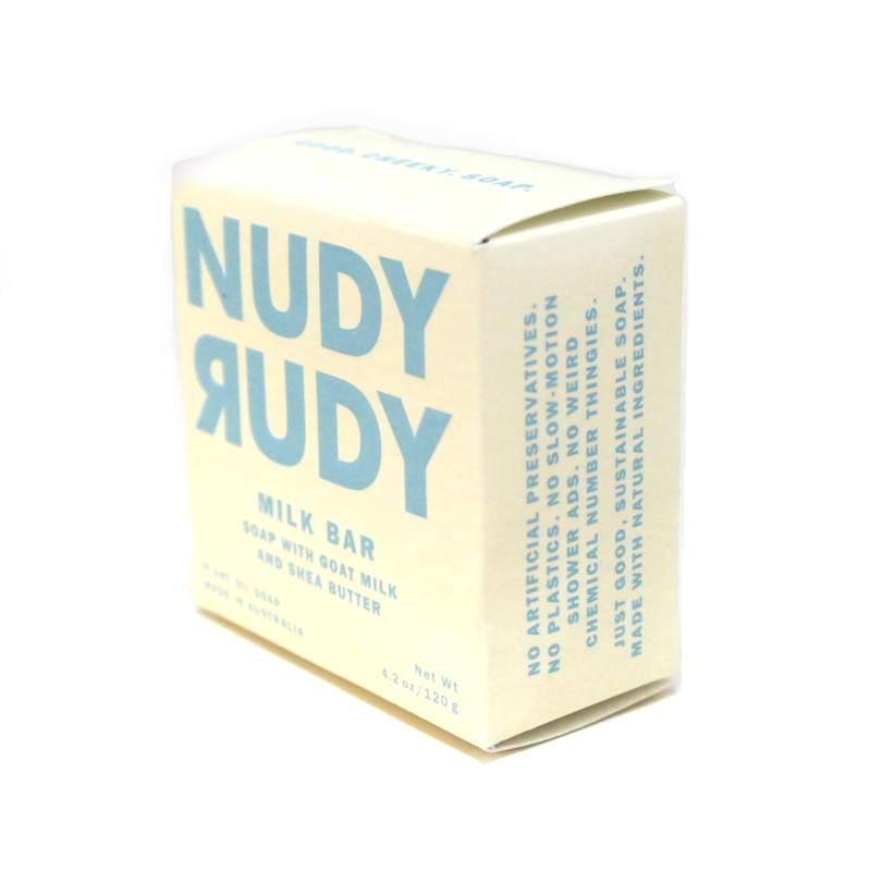 【送料無料】オーストラリア製 NUDY RUDY MILK BAR プラントオイルソープ 120g 植物油固形石鹸 単品1個 |  | 02