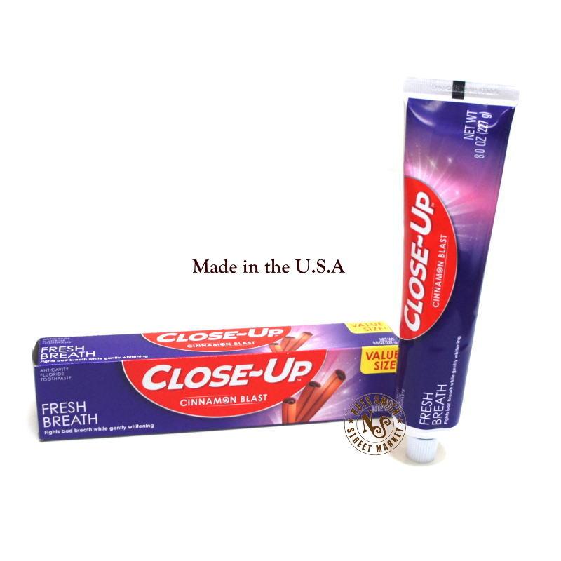 【送料無料】米国 Close Up アメリカ フレッシュブレス ブレスケア シナモンフレーバー 歯磨き粉 227g 1本箱 アメリカンライフスタイル | 