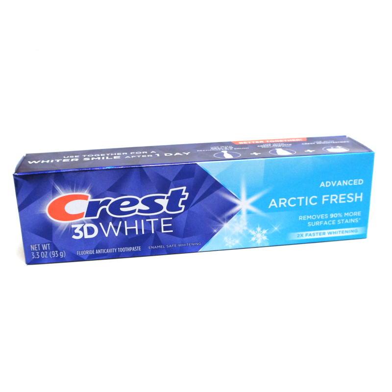 【送料無料】米国製 Crest 3D WHITE ARCTIC FRESH クレスト フレッシュ アメリカ 歯磨き粉 93g 1本箱 ハリウッドスマイル |  | 01
