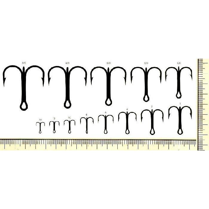 土肥富 マルト トレブルフック 1092丸型 #6 20本入り 国産 お徳用 : n