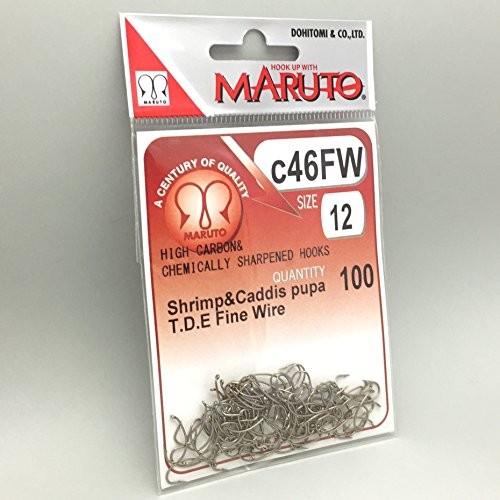 マルト お徳用フライフック c46FW 100本入り ドライフライ用カーブ : n