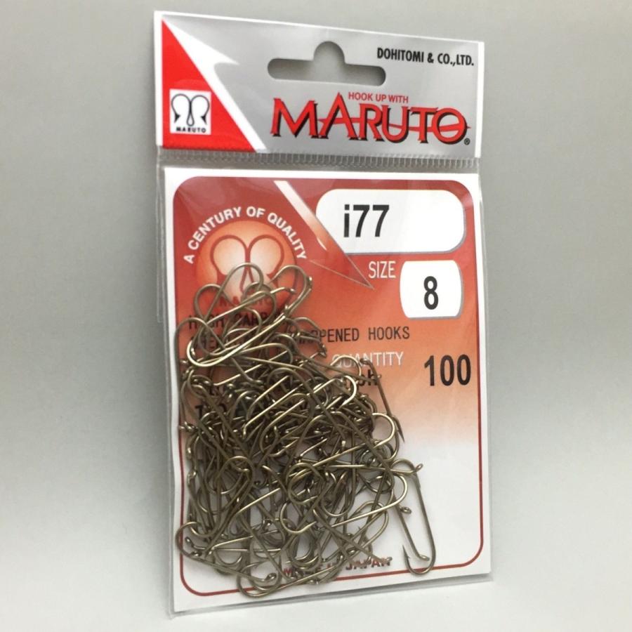 マルト お徳用フライフック i77 100本入り ストリーマー用 #6-12 : n