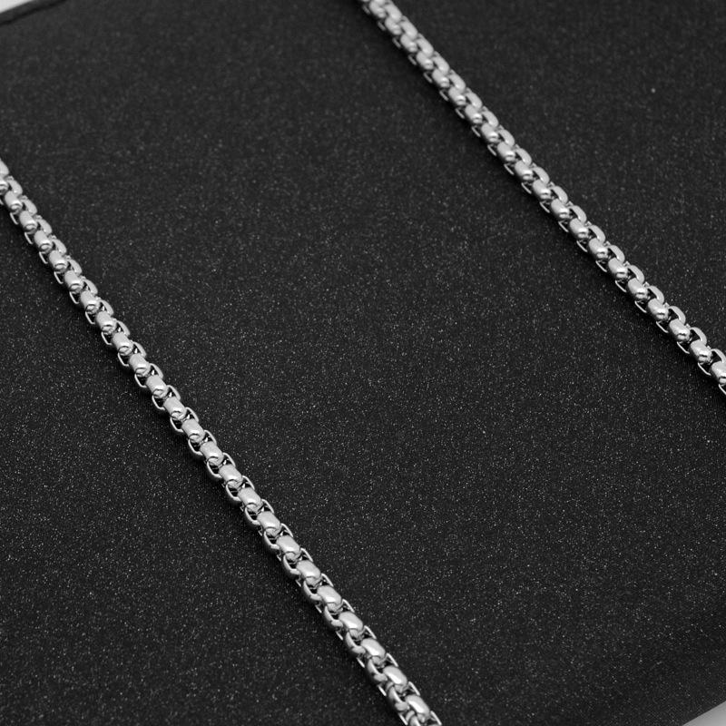 メンズ ネックレス ベネチアンチェーン ステンレス アレルギー対応 シルバー 1.5mm,2mm,3mm 10代 20代 30代 40代 50代 60代 70代 | ブランド登録なし | 08