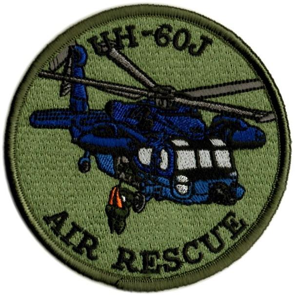 航空自衛隊救難へり UH-60J洋上迷彩機 クルーパッチ（ロービジ