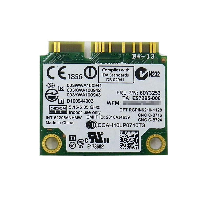 限定特価!中古lenovo(IBM)専用無線LANカード Intel Centrino Advanced-N 6205 FRU:60Y3253 : 60Y3253:NW工房-中古パソコン店 - 通販 - Yahoo!ショッピング 限定特価!中古lenovo(IBM)専用無線LANカード Intel Centrino Advanced-N 6205 FRU:60Y3253 : 60Y3253:NW工房-中古パソコン店 - 通販 - Yahoo!ショッピング