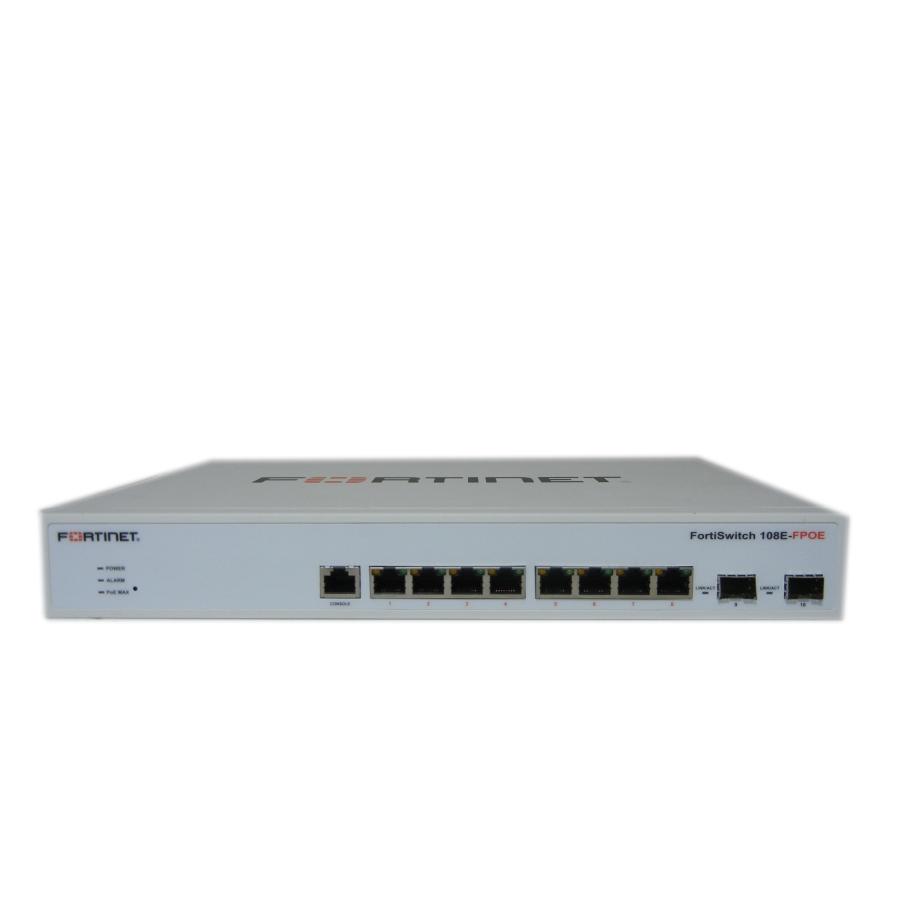 中古】FortiSwitch 108E-FPOE (FS-108E-FPOE) : NW工房-中古パソコン店