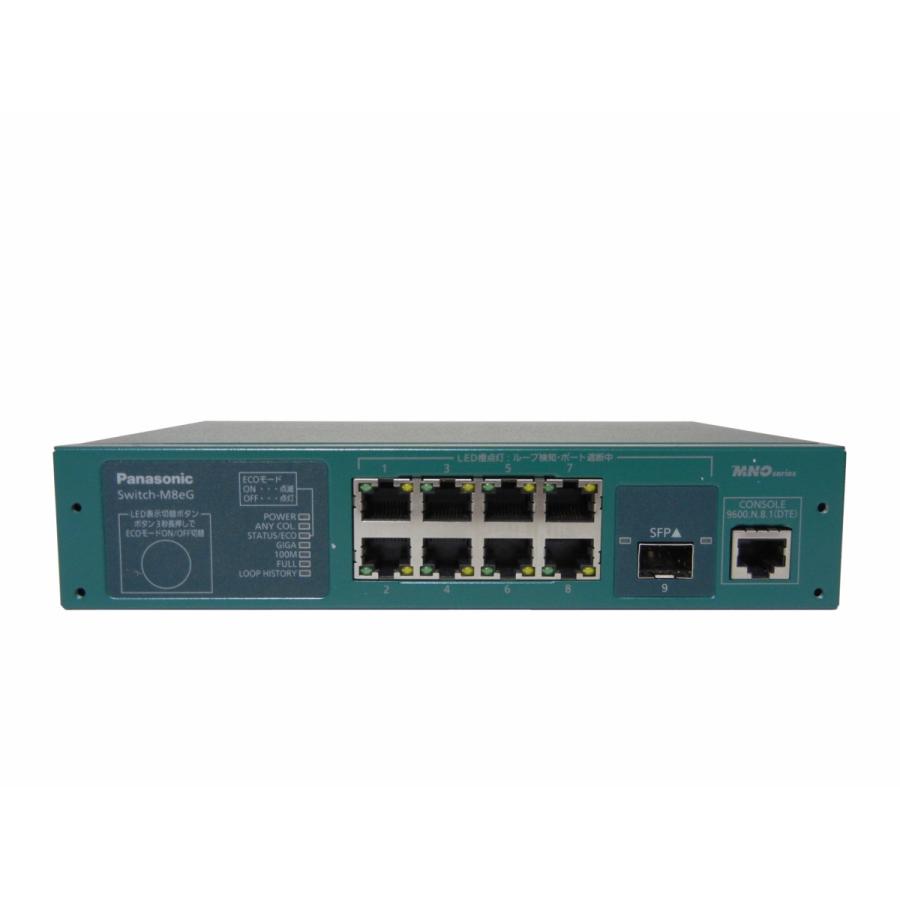 ルーター・ネットワーク機器 Panasonic Switch-M8eG PN28080 MNO series 中古品】Panasonic Switch-M8eG (PN28080) : NW工房-中古パソコン店