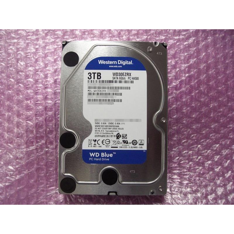 Western Digital 使用45時間・中古3.5インチ 3TB ハードディスク Western Digital 使用45時間・中古3.5インチ 3TB ハードディスク