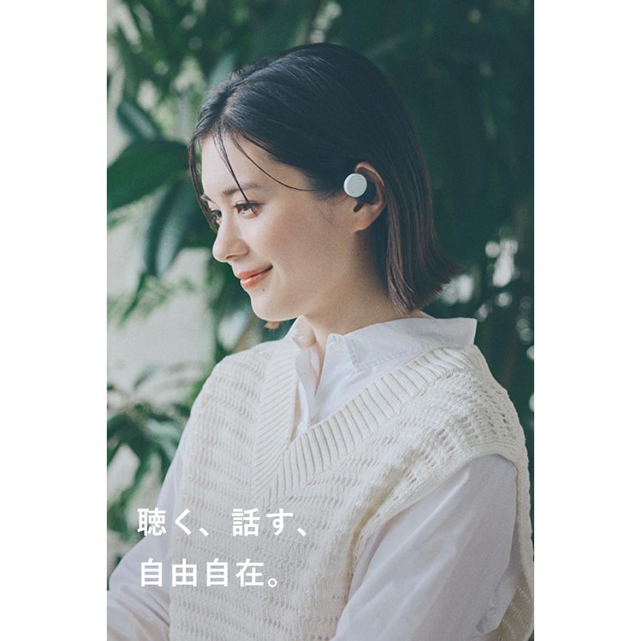 nwm DOTS オープンイヤー ワイヤレス イヤホン 耳スピーカー | 耳を