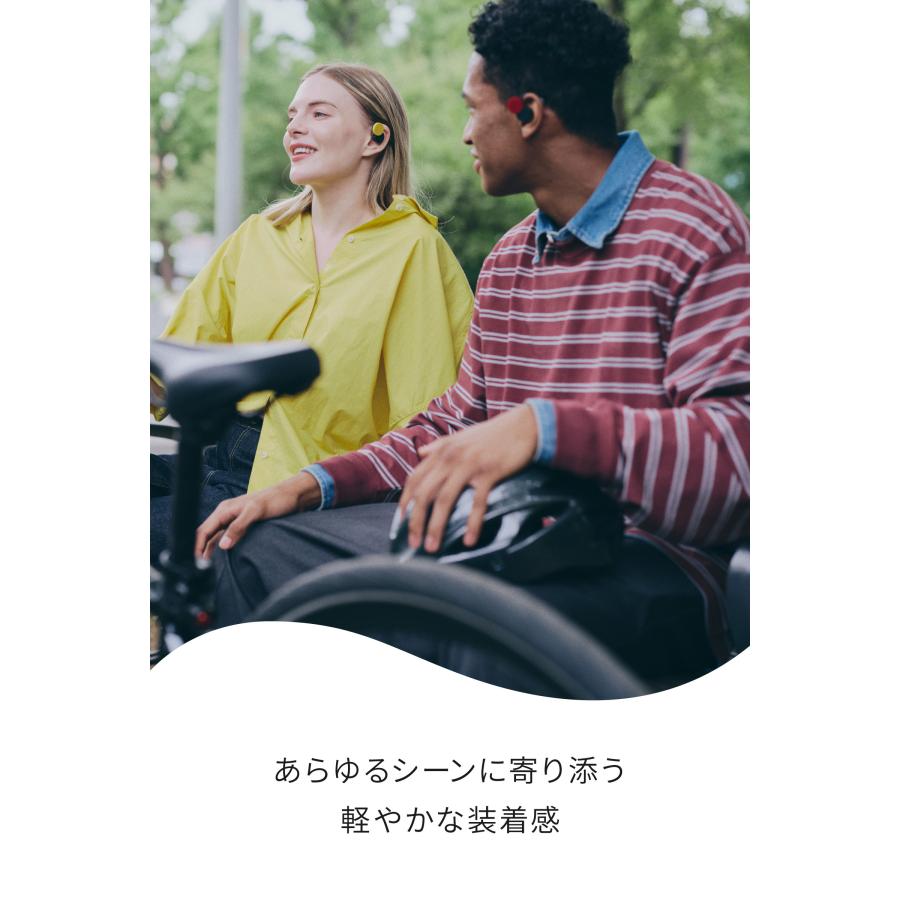 nwm DOTS オープンイヤー ワイヤレス イヤホン 耳スピーカー | 耳を
