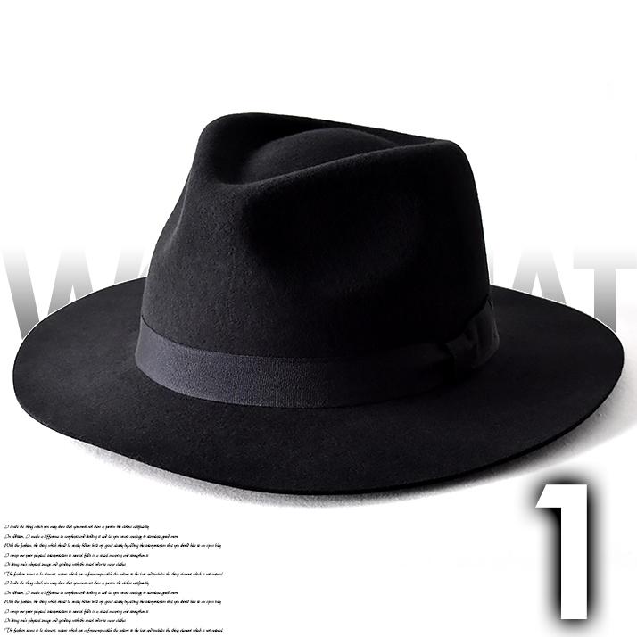 つば広ハット メンズ 中折れハット 秋冬 レディース ウール100 サイズ調整可能 帽子 ウールハット ワイドブリム フェルトハット きれいめ モード系 Nws Ac Nws Factor 通販 Yahoo ショッピング
