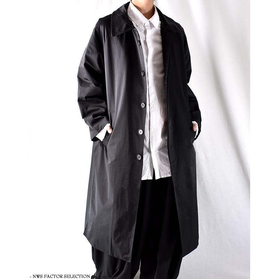 代引不可 ステンカラーコート ロングコート オーバーコート コート メンズ モード系 ビッグシルエット 大きいサイズ ロング丈 ビジネスコート 膝下 比翼 高質で安価 Nova Semente Igrejaabatimbo Com Br