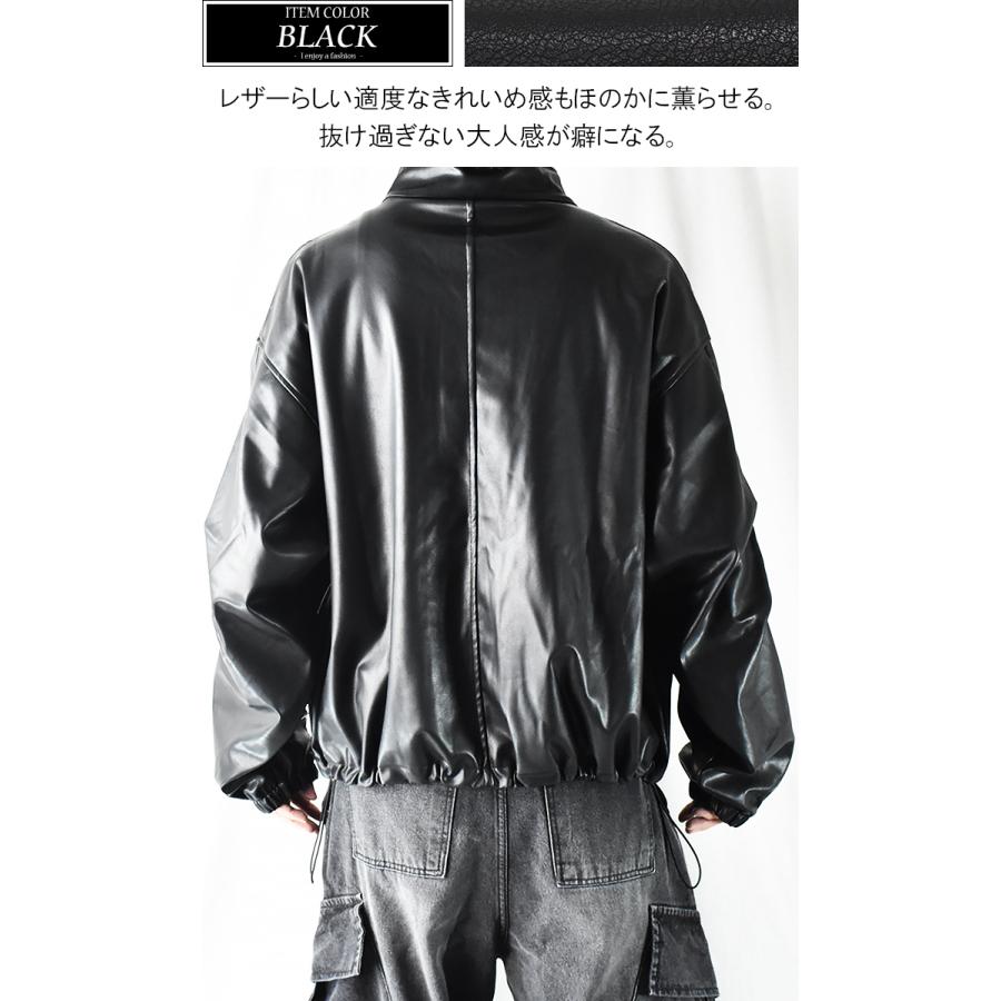 レザージャケット メンズ MA1 MA-1 ミリタリージャケット 裏起毛  