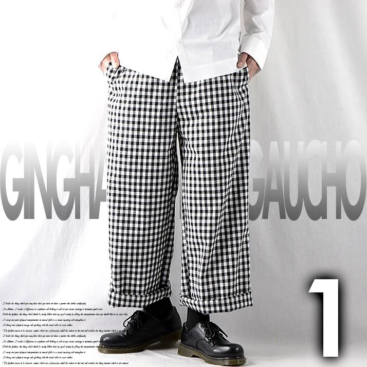 最も人気のある髪型 無料ダウンロードギンガム チェック パンツ メンズ