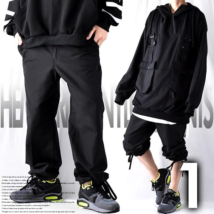 ワイドパンツ メンズ ジョガーパンツ ナイロンパンツ ビッグシルエット 大きいサイズ ブラック モード系 韓国 ファッション Nws Pt Nws Factor 通販 Yahoo ショッピング