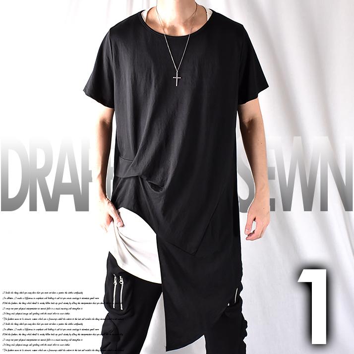 メッシュ Tシャツ メンズ モード系 ゴシック ダンス トップス カットソー 半袖 ビッグシルエット オーバーサイズ 大きいサイズ タートルネック ハイネック 夏服 Iefenwynmg トップス Windowrevival Co Nz