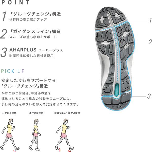 美品　private brand by s.f.s wake別注 ネイビー ASICS WALKING アシックス ウォーキング asics ウェルネス