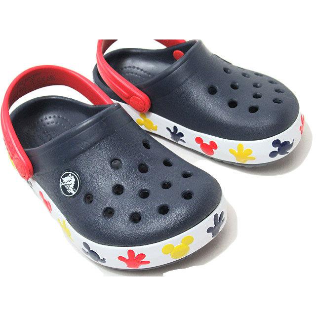 2022A/W新作送料無料 クロックス CROCS 206800 FLディズニー ミッキーライツ クロッグ トドラーク LEDライト搭載キッズ 靴  commerces.boutique