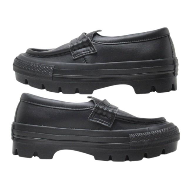 CONVERSE / ローファー/24.5cm/BLK/レザー/1SE438 ALL STAR コンバース CONVERSE 1SE438 オールスター チャンク