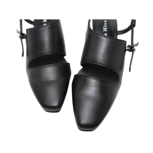 【未使用級 付属品完備✨】ニナリッチ バックストラップ ヒール パンプス 24 ドナミス 7354 3E バックストラップパンプス MADE IN JAPAN レディース