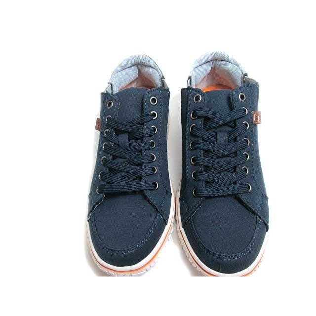 ゴールデンベア Golden Bear カジュアルレースアップスニーカー ネイビー レディース 靴 Gb340 Navy Shoes Wanヤフー店 通販 Yahoo ショッピング