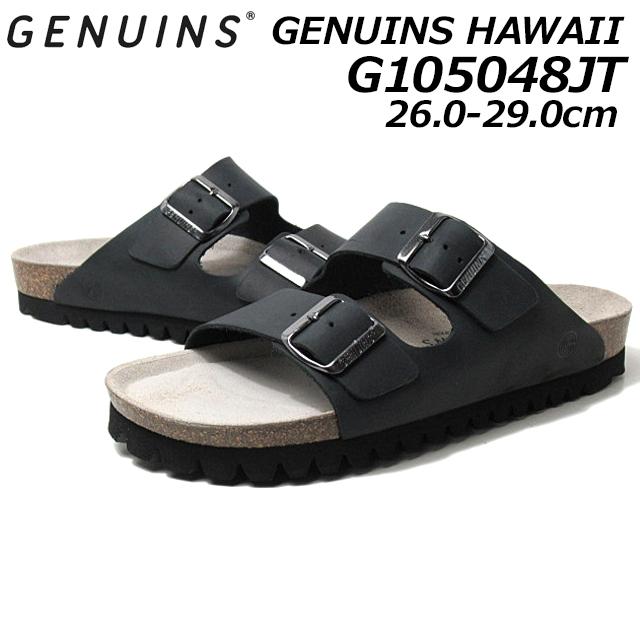ジェニュインズ GENUINS G105048JT HAWAII OILED LEATHER BLACK