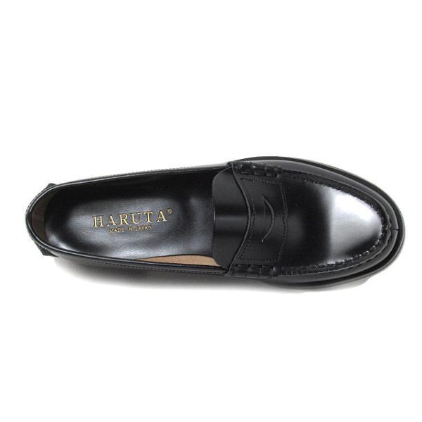 HARUTA（ハルタ） HARUTA 3048 3E レディース ローファー 黒 スクール