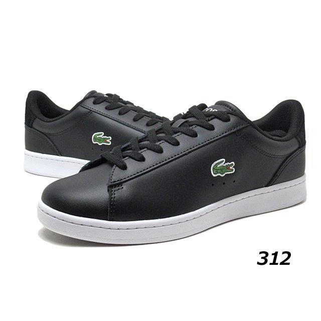 ラコステ LACOSTE CARNABY SET 224 1 SMA 48SMA0011 312 ブラック/ホワイト LACOSTE（ラコステ） LACOSTE 48SMA0011 CARNABY SET 224 1 SMA レザー