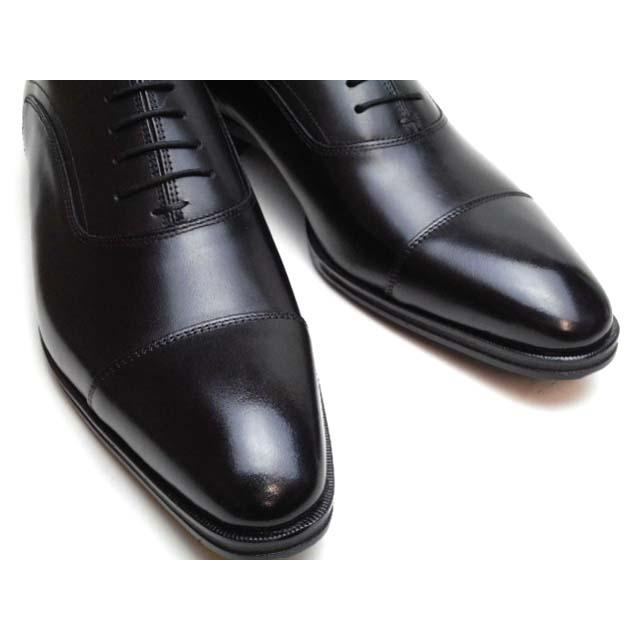 極美品 マドラス madras 内羽根ストレートチップ M411 黒 25cm マドラス madras ビジネスシューズ M411(25.0 BLACK): メンズ