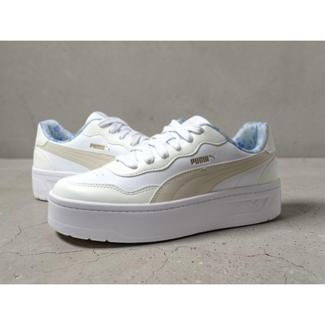 スニーカー　ナイキ　　ニューバランス　プーマ　24.5　 25cm　 25.5 PUMA（プーマ） PUMA 407396 コート ラリー スカイ フラワー 厚底