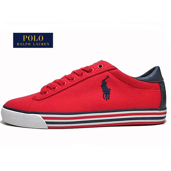 ポロラルフローレン Polo Ralph Lauren Harvey レッド スニーカー メンズ 靴 R767 Red Shoes Wanヤフー店 通販 Yahoo ショッピング