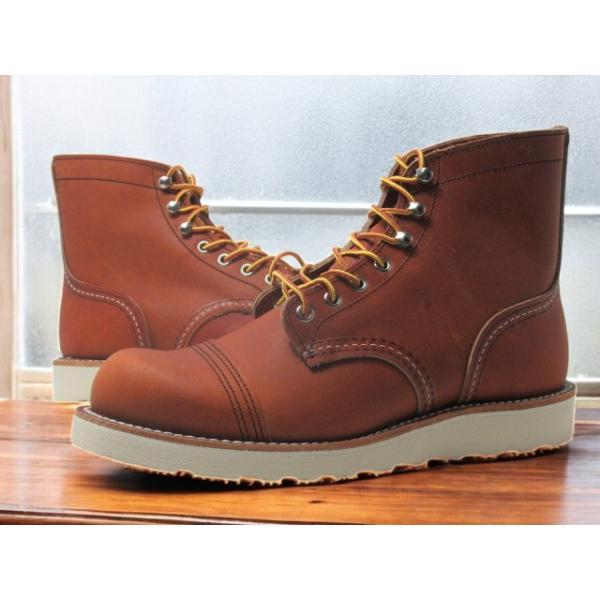 レッドウィング RED WING SHOES 8089 D アイアンレンジャー トラクショントレッド キャップドトゥ ブーツ メンズ 靴の画像