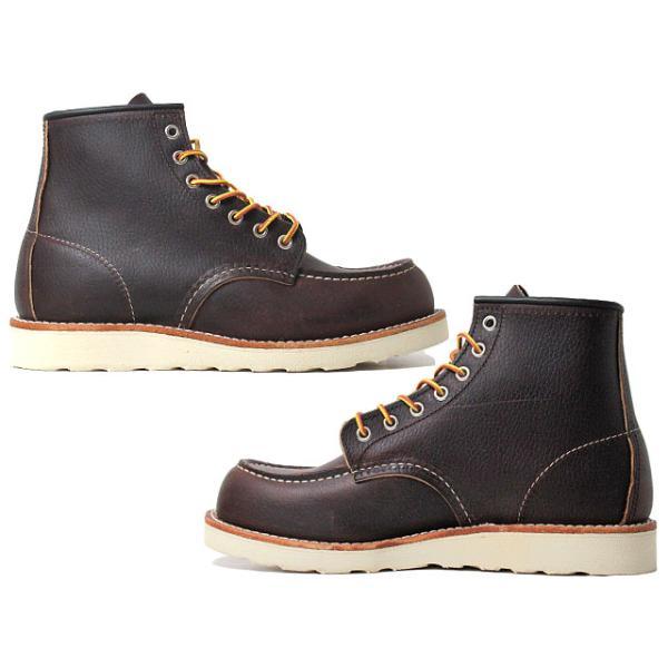 レッド ウィング RED WING SHOES RW8138 D 6インチ クラシックモック ワークブーツ メンズ 靴の画像