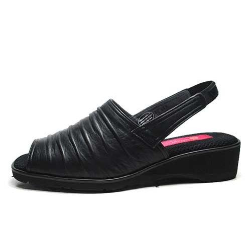 新品！サロンドグレー　クロスレザー　ブラウン　コンフォートサンダル サロンドグレー SALON DE GRES コンフォートサンダル : SHOES