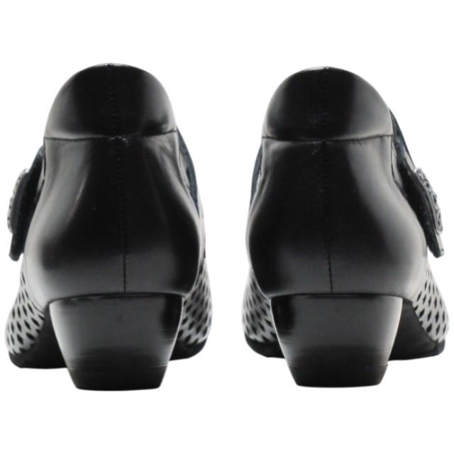 サロンドグレー SALON DE GRES SL7025F 4E ベルトデザイン パンチングパンプス レディース 靴_8