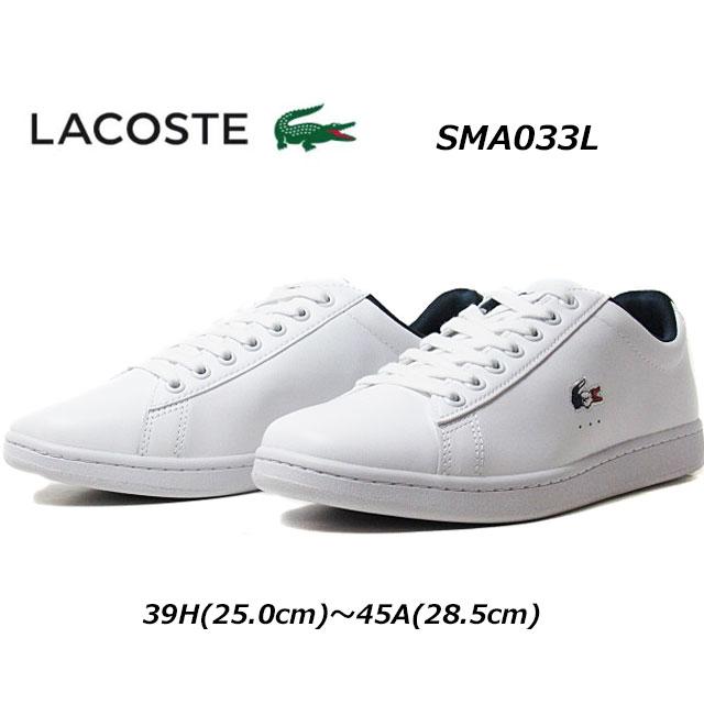 ラコステ Lacoste Sma033l Carnaby Evo Tri 1 ホワイトネイビーレッド スニーカー メンズ 靴 Sma033l 407 Shoes Wanヤフー店 通販 Yahoo ショッピング